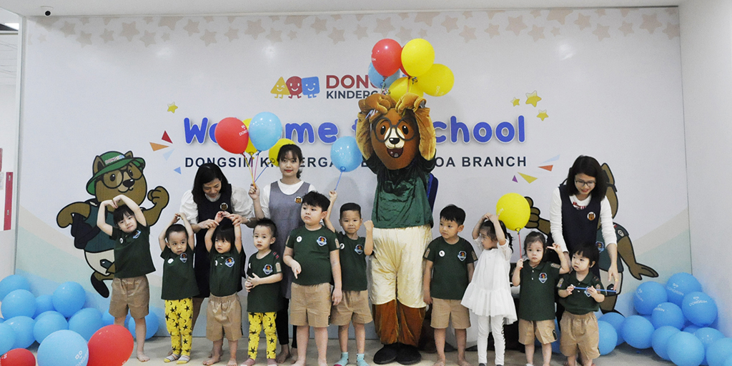 Dongsim Kindergarten được xây dựng theo mô hình giáo dục của Hàn Quốc